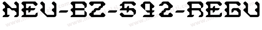NEU-BZ-S92-Regular字体转换