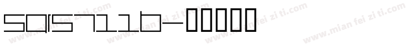 Sqrs711b字体转换