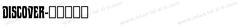 DISCOVER字体转换