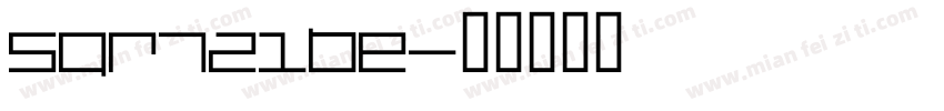 SQR721BE字体转换