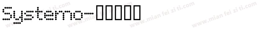 Systemo字体转换