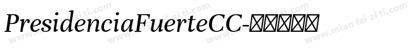 PresidenciaFuerteCC字体转换