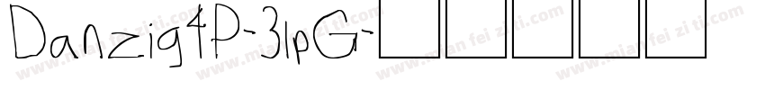 Danzig4P-3lpG字体转换