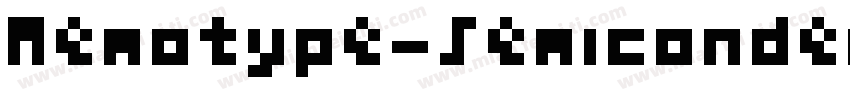 Memotype-Semicondens字体转换