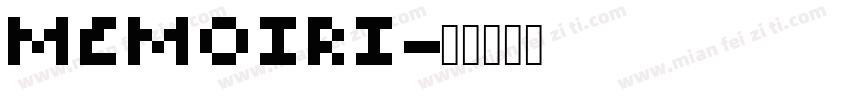MEMOIRI字体转换