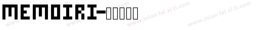 MEMOIRI字体转换