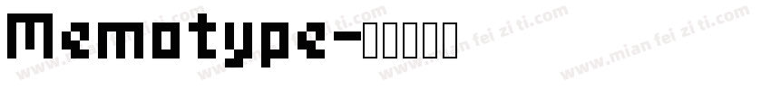 Memotype字体转换