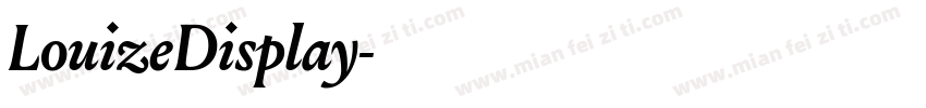 LouizeDisplay字体转换