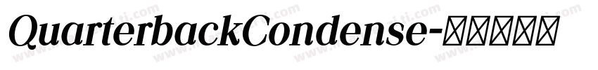 QuarterbackCondense字体转换