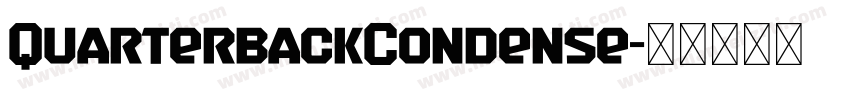 QuarterbackCondense字体转换