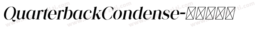 QuarterbackCondense字体转换