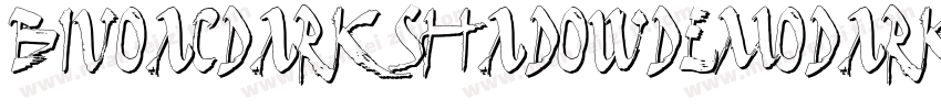 BivoacDarkShadowDemoDarkShadow-BWL4x字体转换