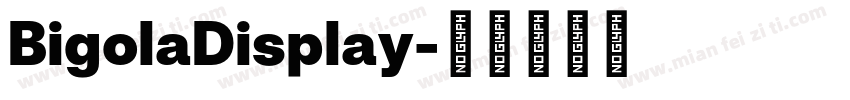 BigolaDisplay字体转换