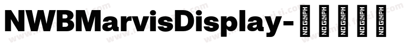 NWBMarvisDisplay字体转换