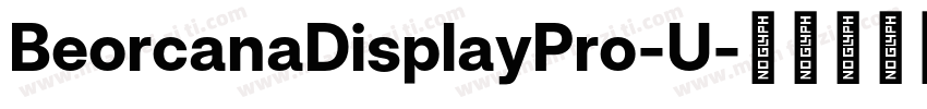 BeorcanaDisplayPro-U字体转换