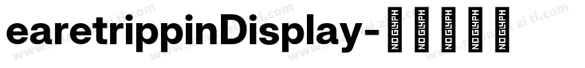 earetrippinDisplay字体转换