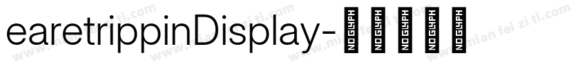 earetrippinDisplay字体转换