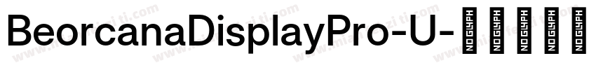 BeorcanaDisplayPro-U字体转换