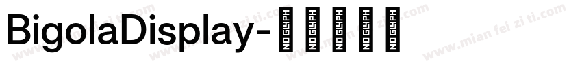BigolaDisplay字体转换