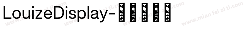 LouizeDisplay字体转换
