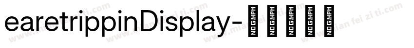 earetrippinDisplay字体转换