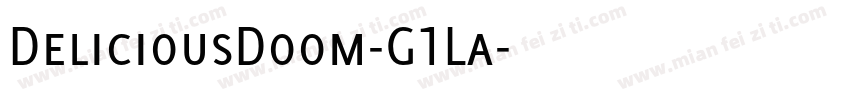 DeliciousDoom-G1La字体转换