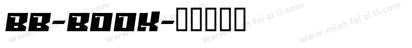 Bb-Book字体转换