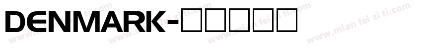 DENMARK字体转换