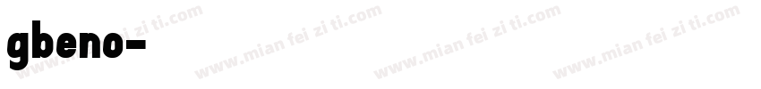 gbeno字体转换