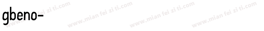 gbeno字体转换