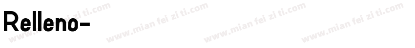 Relleno字体转换