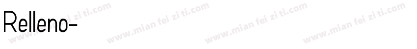 Relleno字体转换
