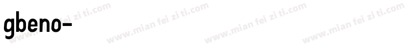gbeno字体转换