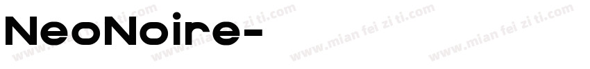 NeoNoire字体转换