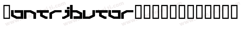 Contributor-JRR3K字体转换