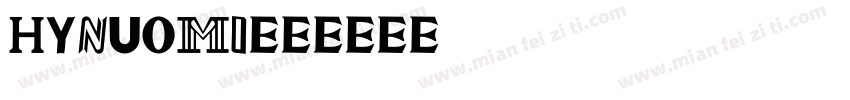 HYNuomi字体转换