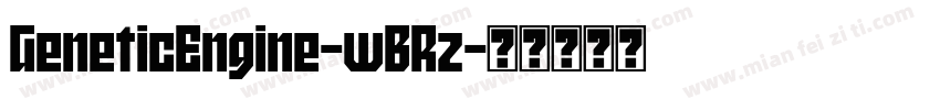 GeneticEngine-wBRz字体转换