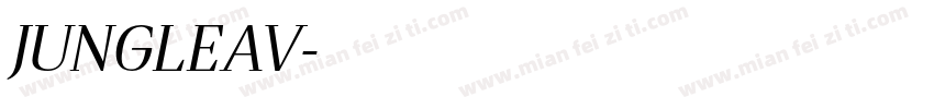 JUNGLEAV字体转换