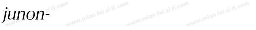 junon字体转换