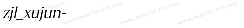 zjl_xujun字体转换