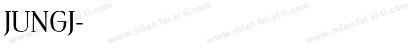 JUNGJ字体转换