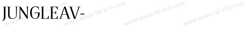 JUNGLEAV字体转换