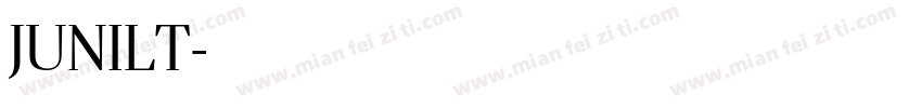 JUNILT字体转换