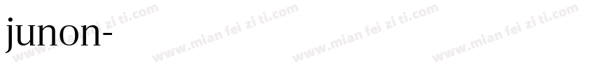 junon字体转换