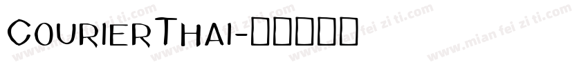 CourierThai字体转换