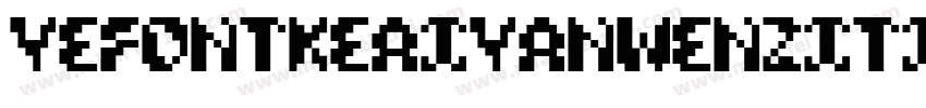 YEFONTKeAiYanWenZiTi字体转换