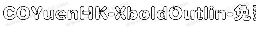 COYuenHK-XboldOutlin字体转换