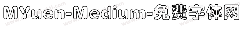 MYuen-Medium字体转换