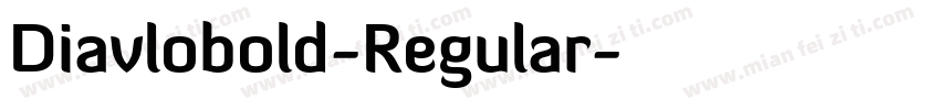 Diavlobold-Regular字体转换