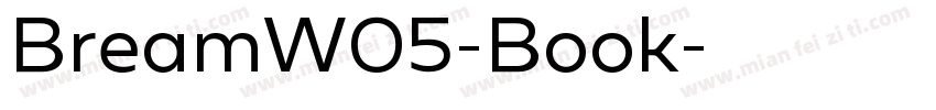 BreamW05-Book字体转换